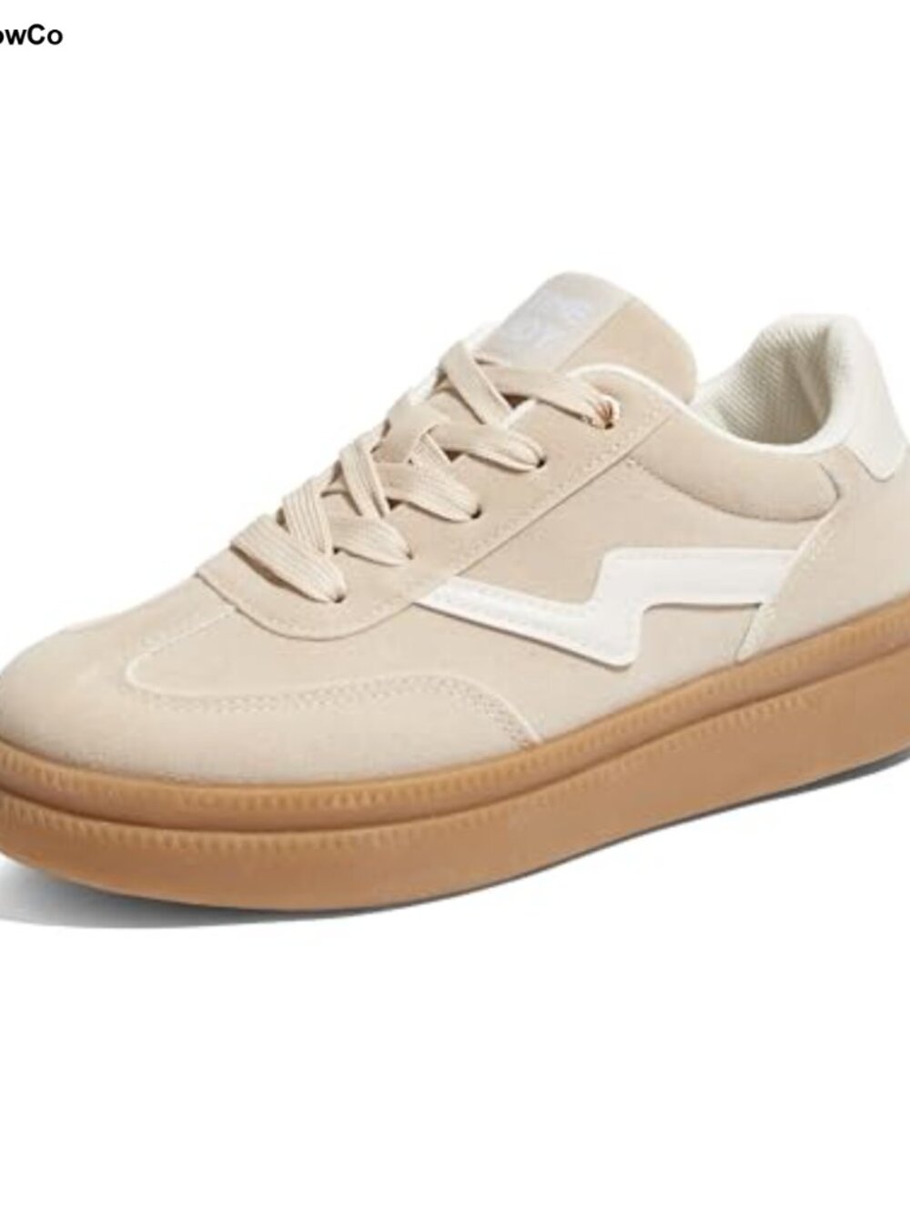 Women's Vintage Chunky Sneakers Gum Sole PU Upper Casual Style